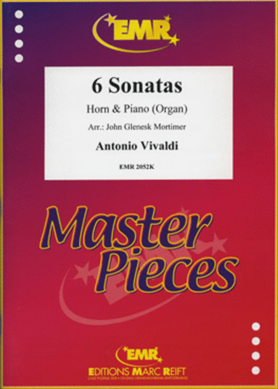 6 Sonatas by Antonio Vivaldi Horn - Sheet Music