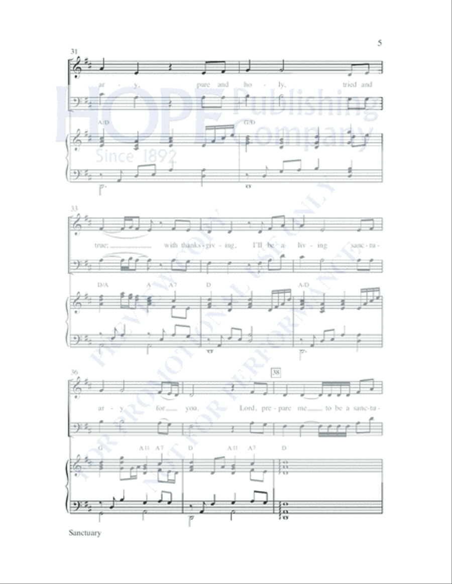 Sanctuary Sanctuary 2-Part scores gallery preview page 6