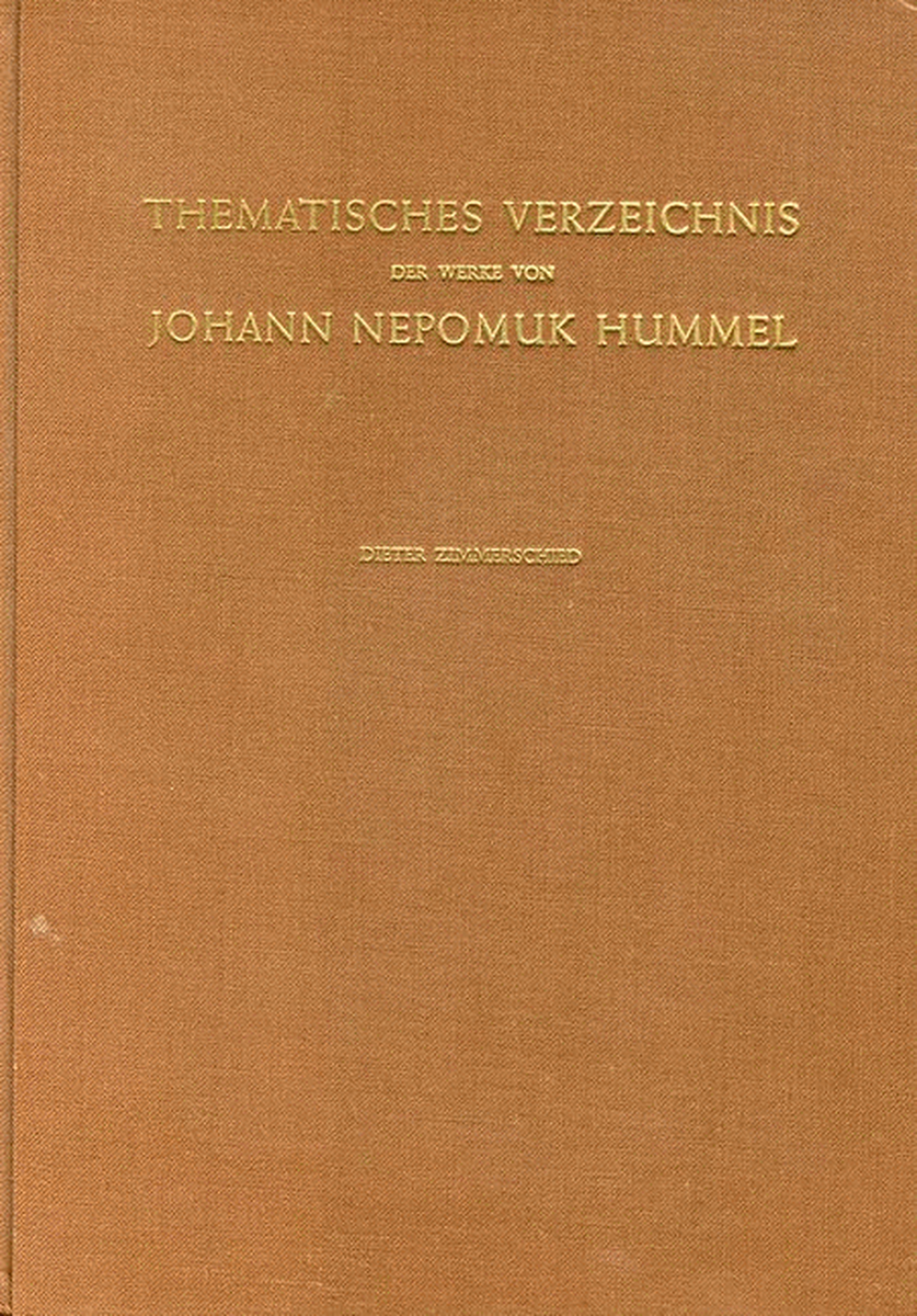Verzeichnis der Werke J. N. Hummels. Ln.