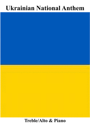 Ukrainian National Anthem for Treble/Alto Recorder & Piano MFAO World National Anthem Series