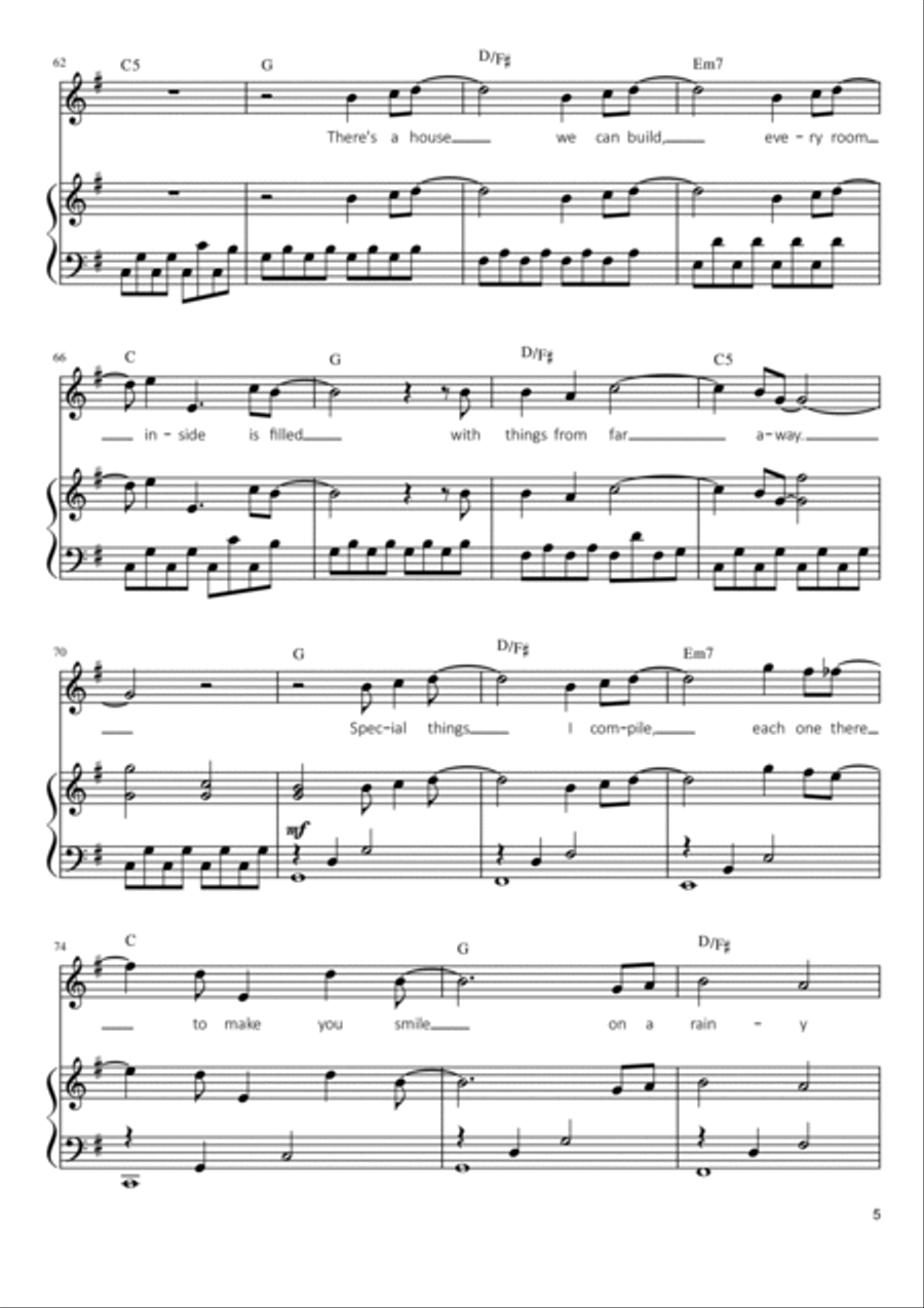 A Million Dreams Voice scores gallery preview page 5