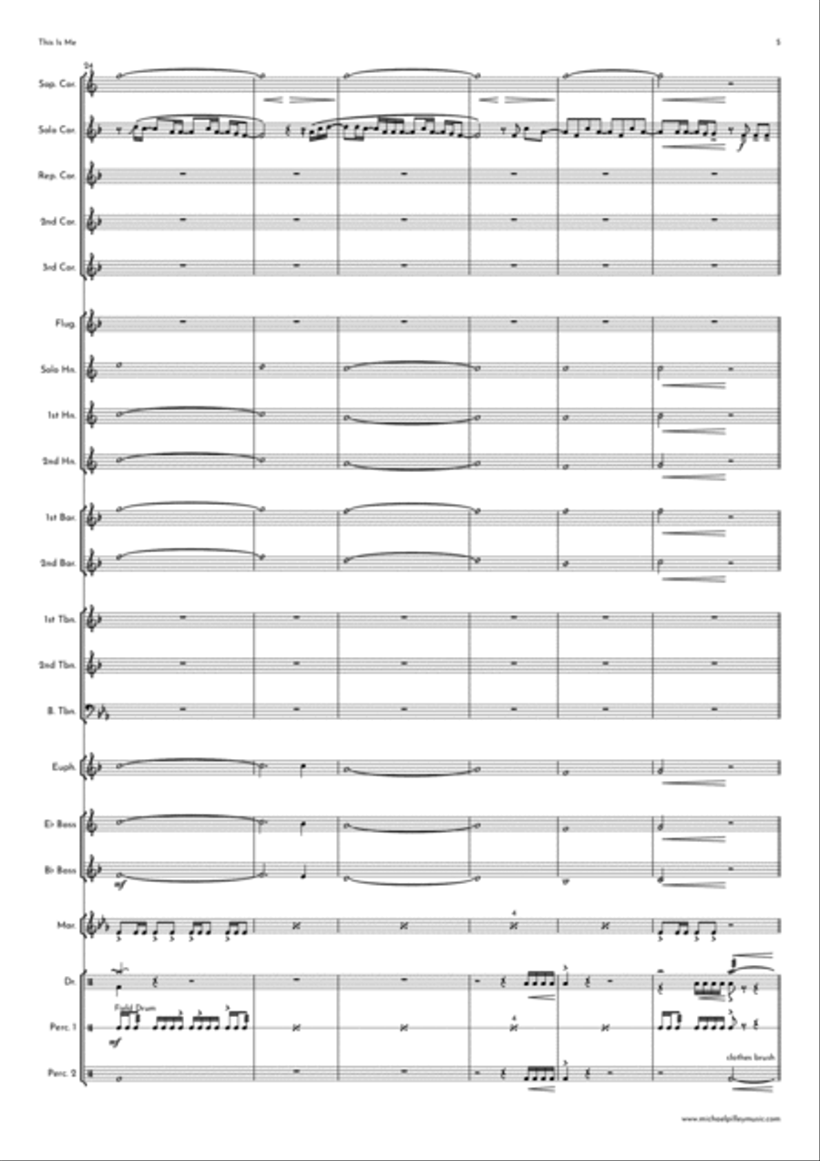 This Is Me Brass Band scores gallery preview page 6