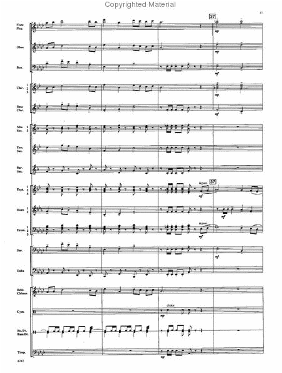 Encomium Encomium Concert Band scores gallery preview page 10