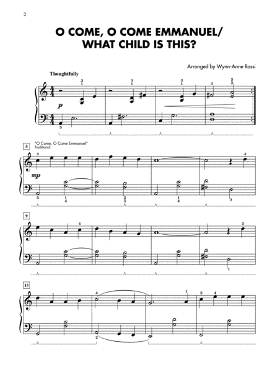 Christmas Medleys for Students, 1-3 (Value Pack) Piano Method scores gallery preview page 2