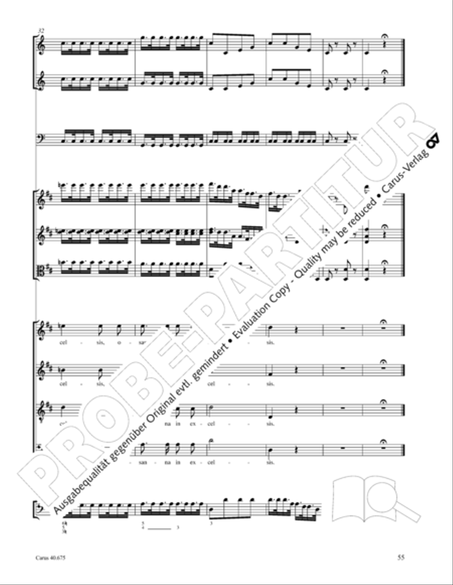 Mass in G Major STB scores gallery preview page 68