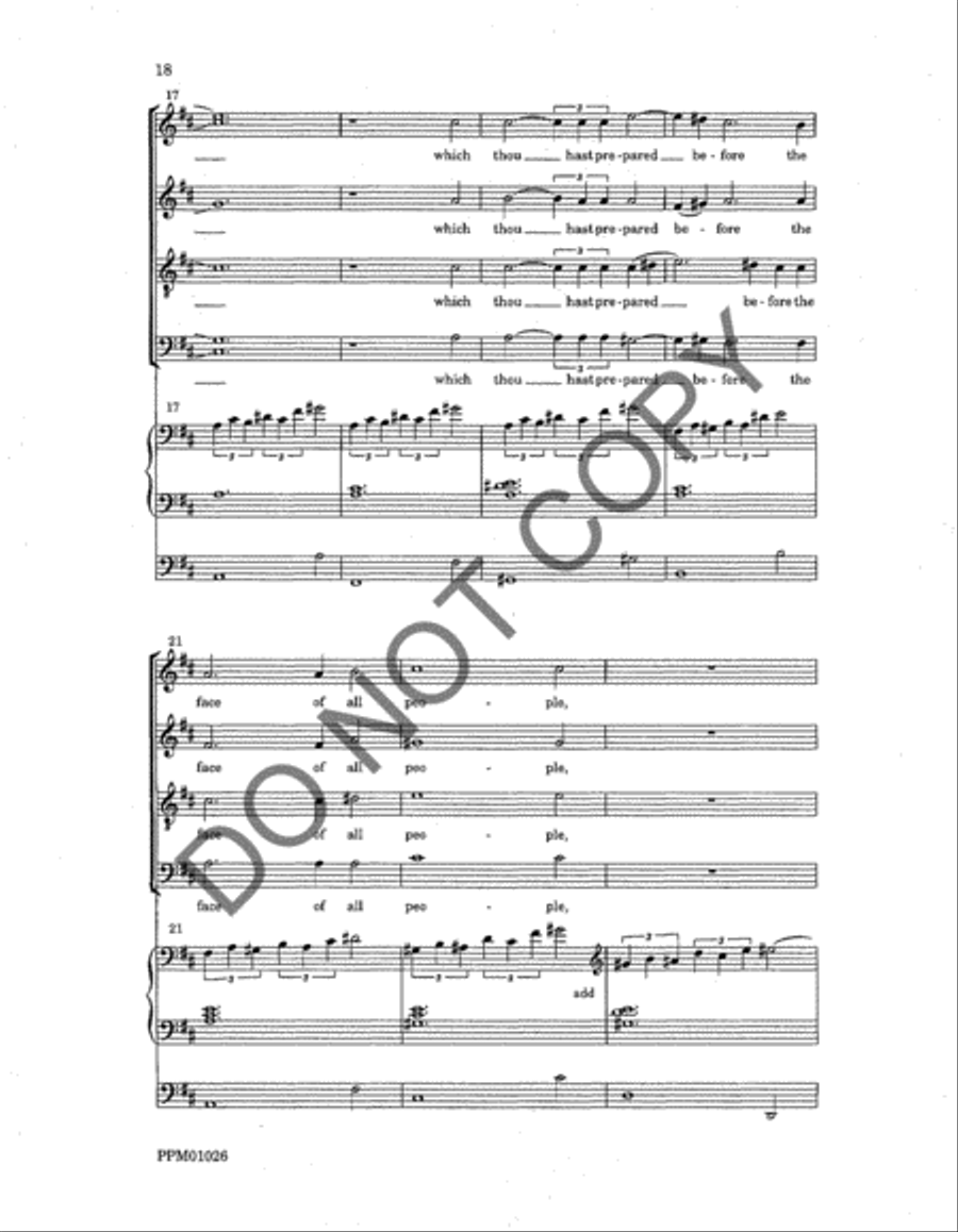 Magnificat and Nunc dimittis 4-Part scores gallery preview page 20