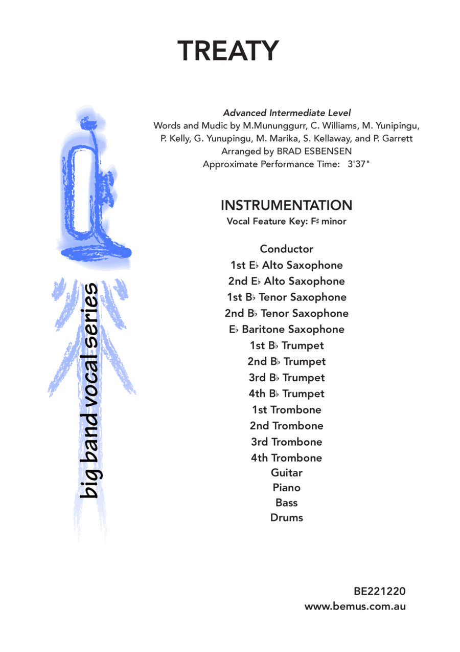 Treaty Jazz Ensemble scores gallery preview page 1