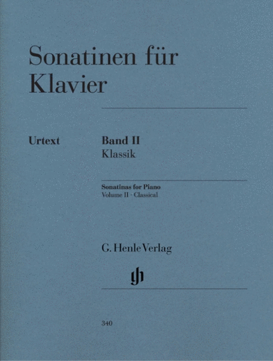 Sonatinas For Piano Vol 2 Classical