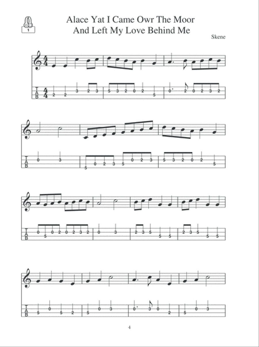 Tunes from 17th Century Scotland Arranged for Mandolin Mandolin scores gallery preview page 5