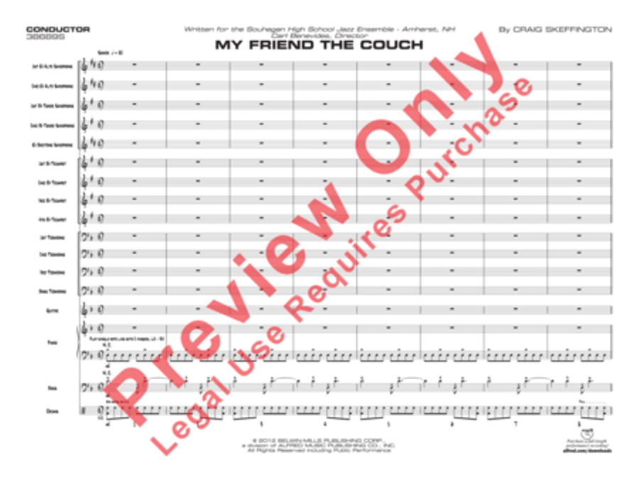 My Friend the Couch Jazz Ensemble scores gallery preview page 4