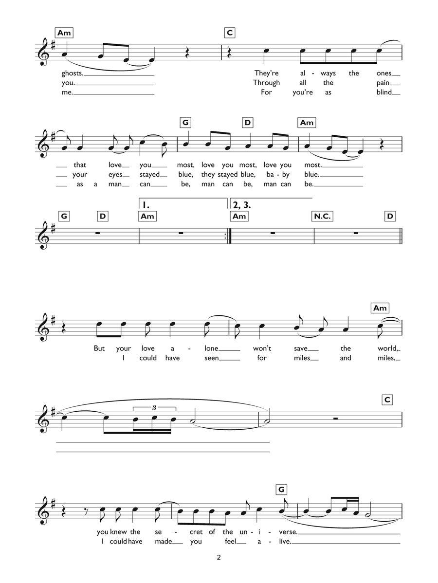 Your Love Alone Is Not Enough Piano Solo scores gallery preview page 2