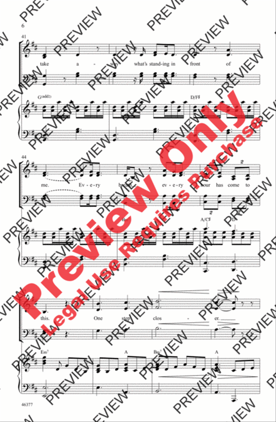 A Thousand Years A Thousand Years 4-Part scores gallery preview page 6