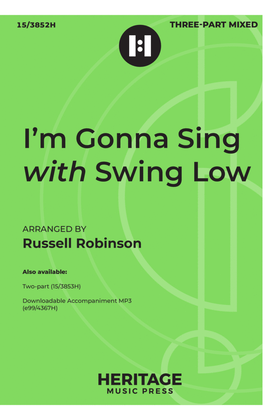 Book cover for I'm Gonna Sing with Swing Low