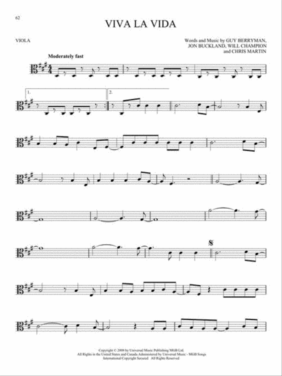 First 50 Songs You Should Play on the Viola Viola Solo scores gallery preview page 6