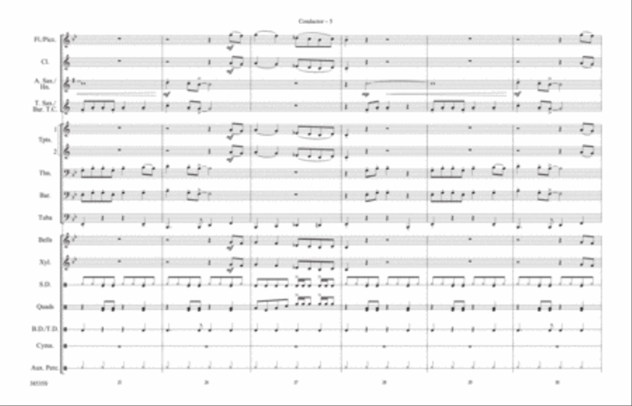 Prologue / Little Shop of Horrors: Score Marching Band scores gallery preview page 5
