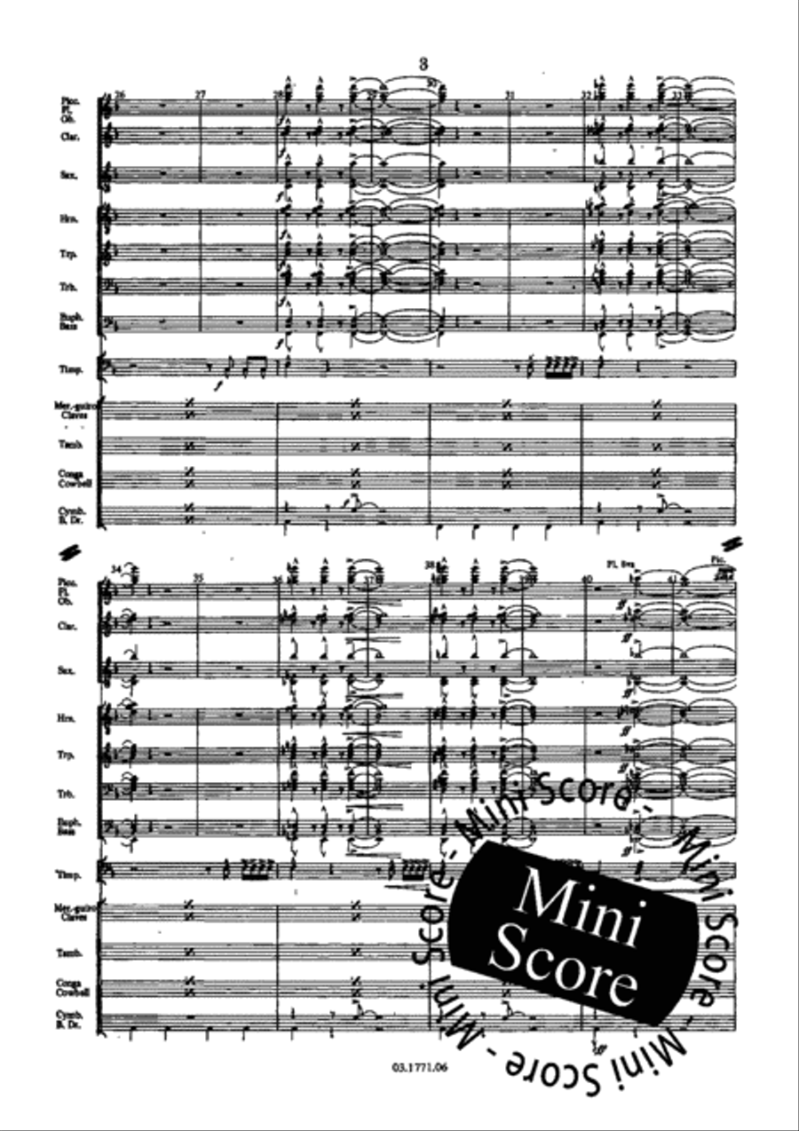 Eviva Caecilia Big Band scores gallery preview page 5