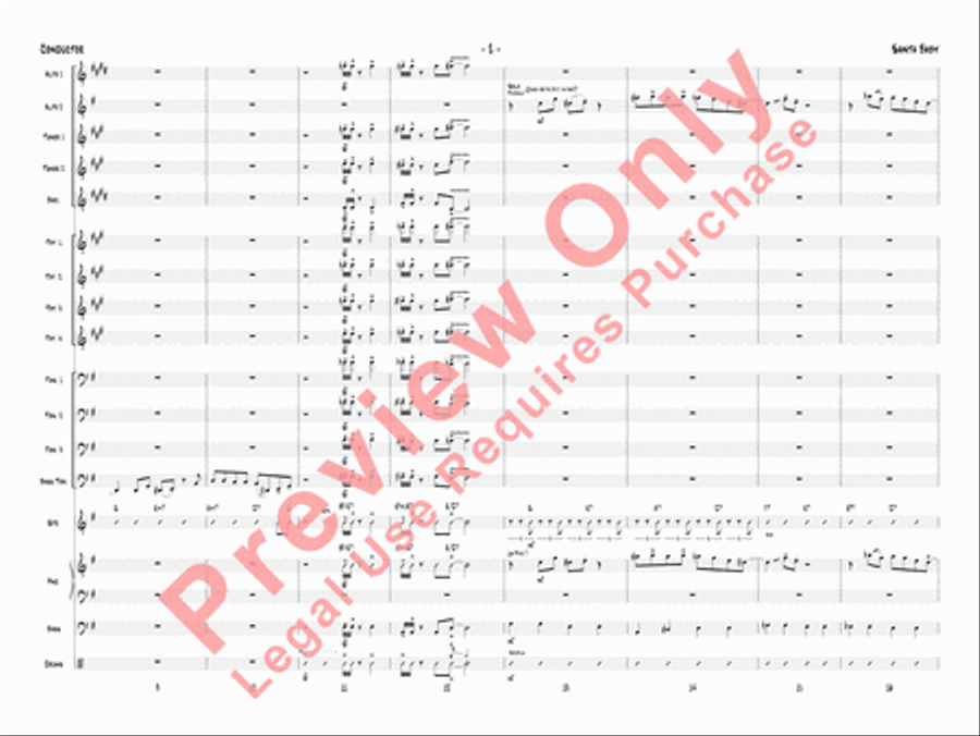 Santa Baby Jazz Ensemble scores gallery preview page 5