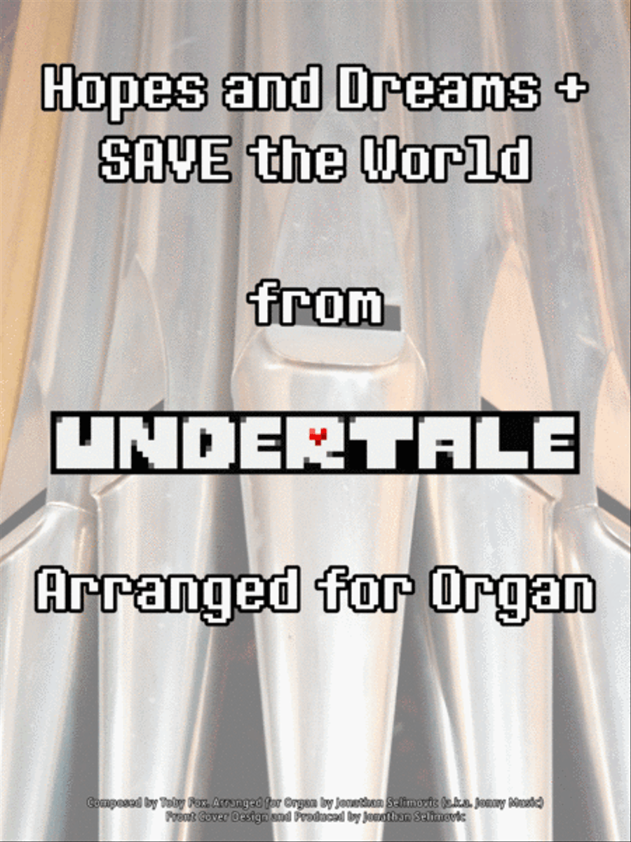 Hopes and Dreams (from Undertale) Organ Solo scores gallery preview page 1