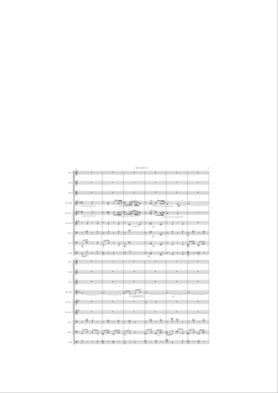 Suite opus 14. premier mouvement Woodwind Ensemble scores gallery preview page 3