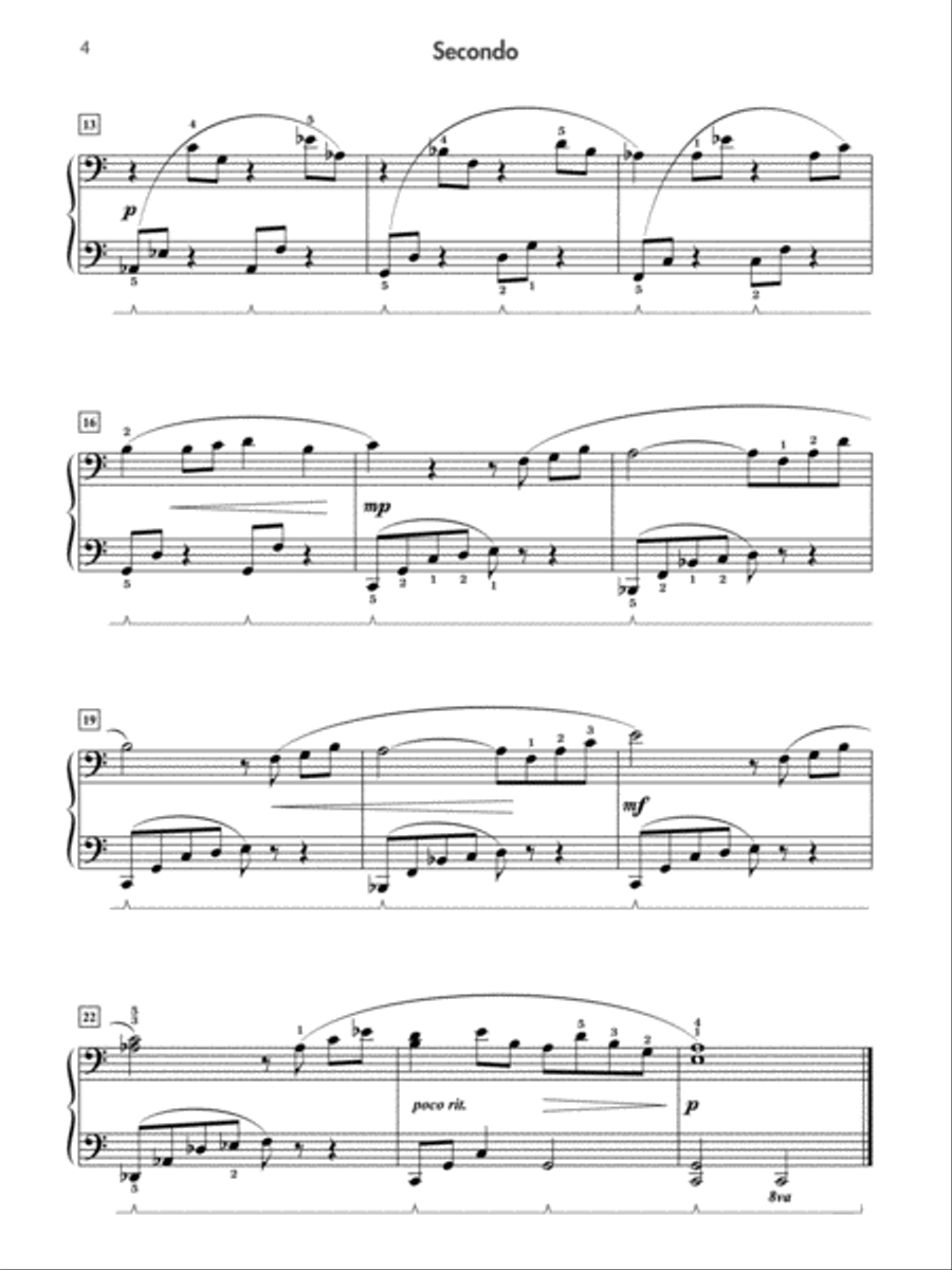 Just for Two, Book 2 - Piano Duet (1 Piano, 4 Hands) Piano Method scores gallery preview page 4