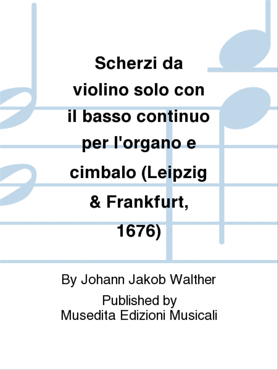 Scherzi da violino solo (Mainz, 1687) Violin Solo scores gallery preview page 1