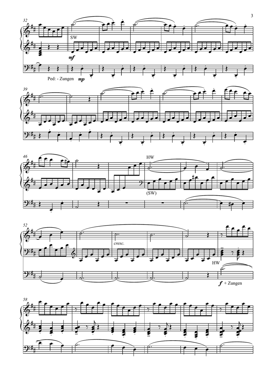Toccata giocosa for organ Organ Solo scores gallery preview page 3