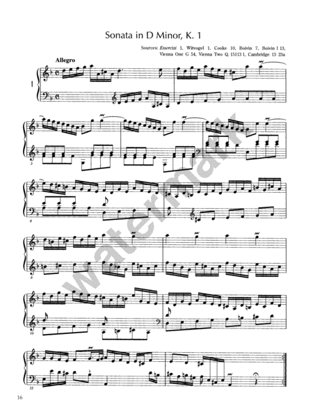Domenico Scarlatti -- Ninety Sonatas in Three Volumes, Volume I