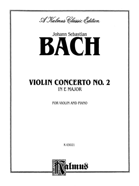 Violin Concerto No. 2 in E Major