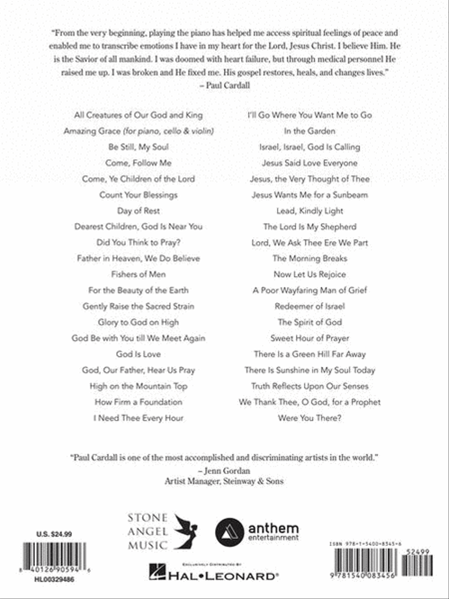 Paul Cardall – 40 Hymns for Forty Days Piano Solo scores gallery preview page 8