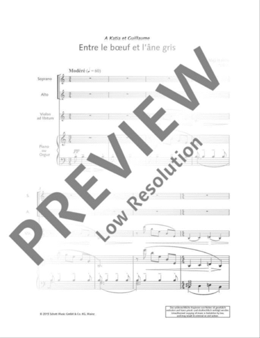 Trois Noels de France Piano Accompaniment scores gallery preview page 4
