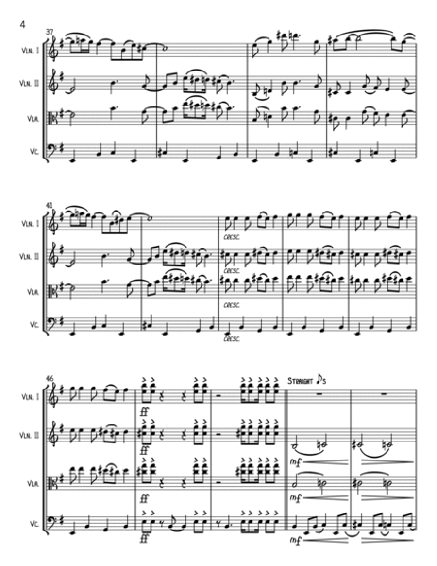 James Bond Theme String Trio scores gallery preview page 4