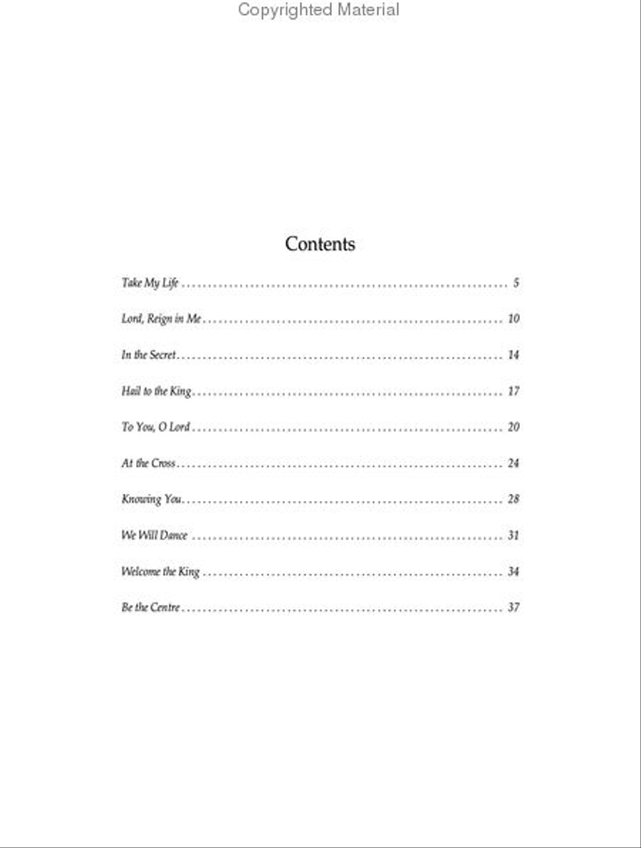 Praise and Glory for Organ Organ Solo scores gallery preview page 3