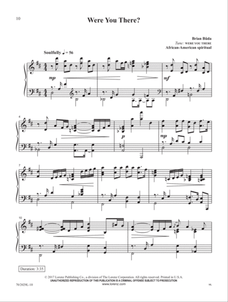 Wounded for Me Piano Solo scores gallery preview page 5