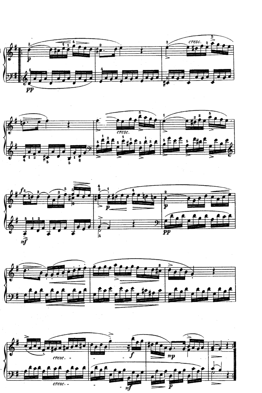 Mozart - Piano Sonata in C major K 545 Piano Solo scores gallery preview page 6