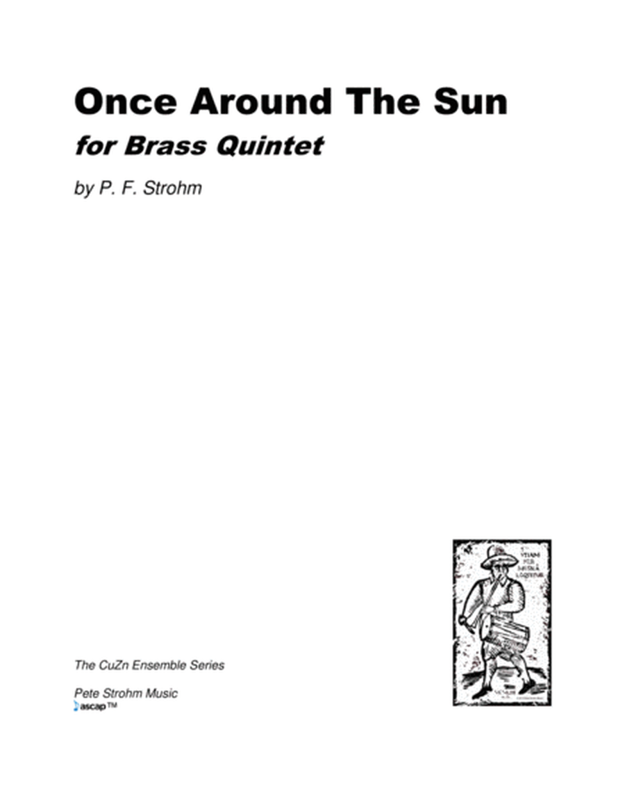 Once Around The Sun (for Brass Quintet) - Score Only image number null