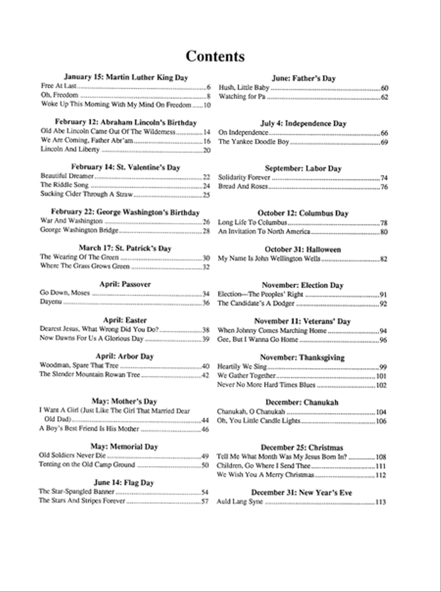 Holiday Songbook Piano, Vocal scores gallery preview page 4