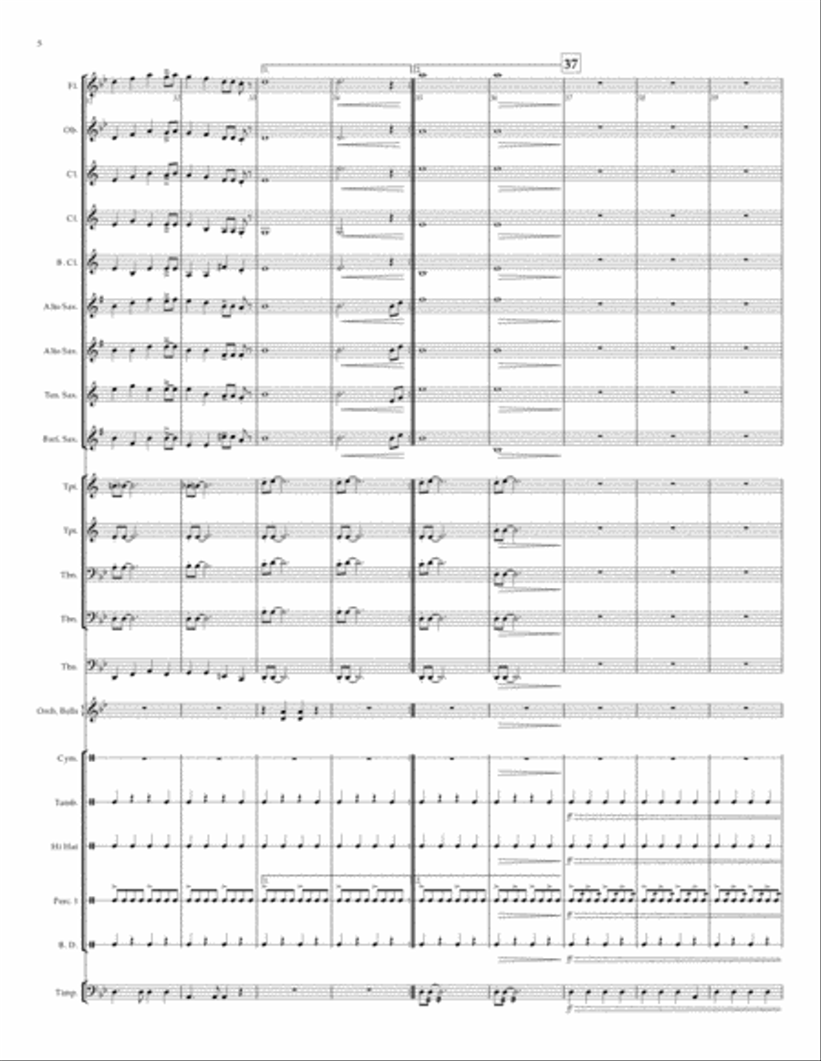 CANNONBALL EXPRESS CANNONBALL EXPRESS Concert Band scores gallery preview page 6