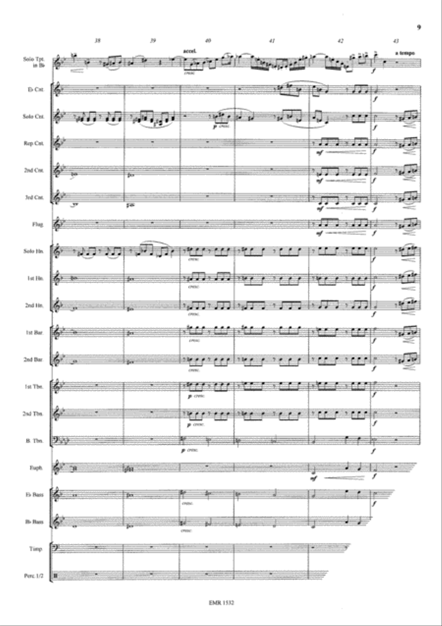 Konzertstuck No. 1 Brass Band scores gallery preview page 10
