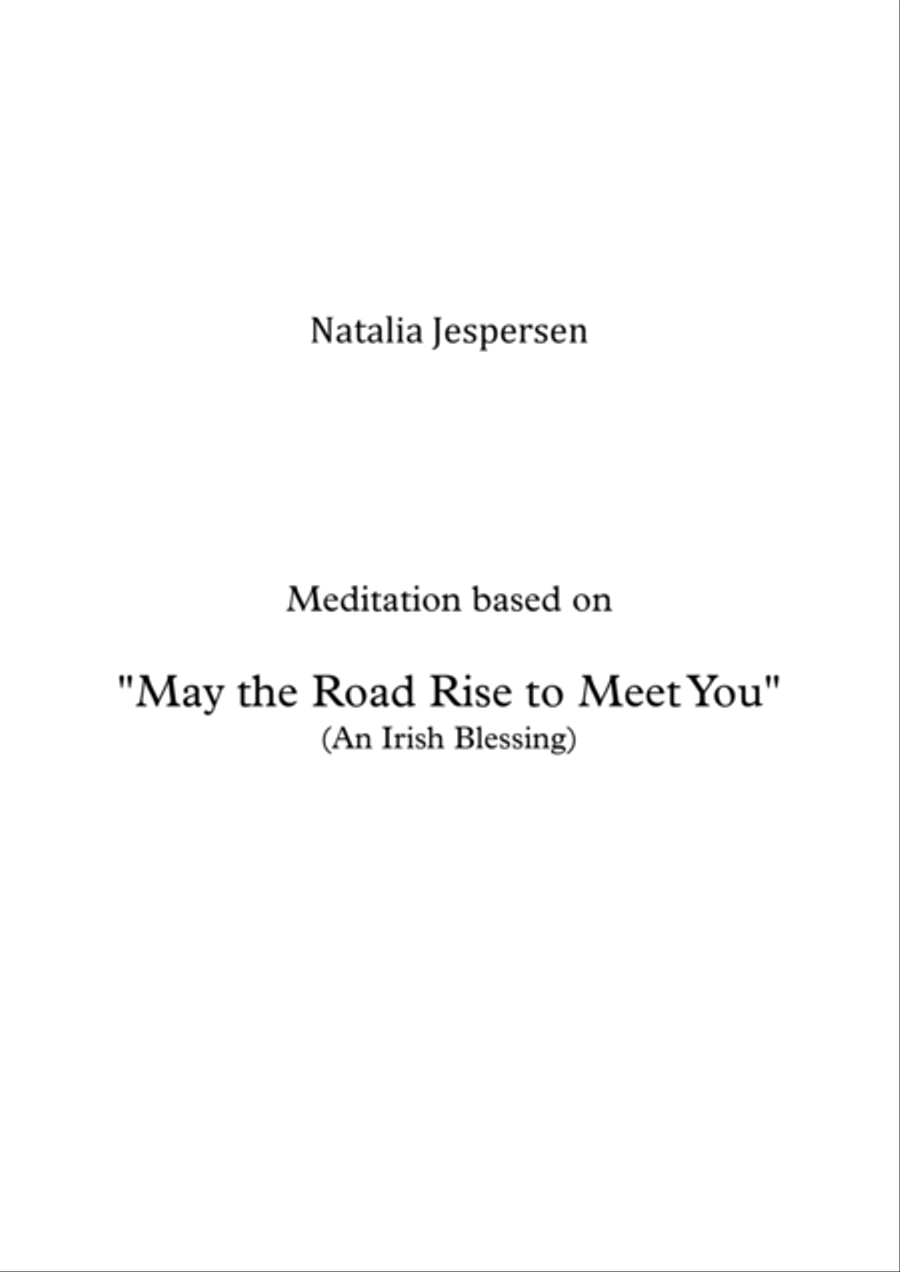 May the Road Rise to Meet You (Meditation) Organ Solo scores gallery preview page 1