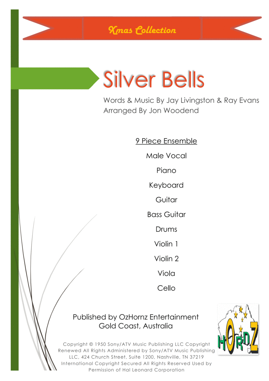 Silver Bells Large Ensemble scores gallery preview page 1