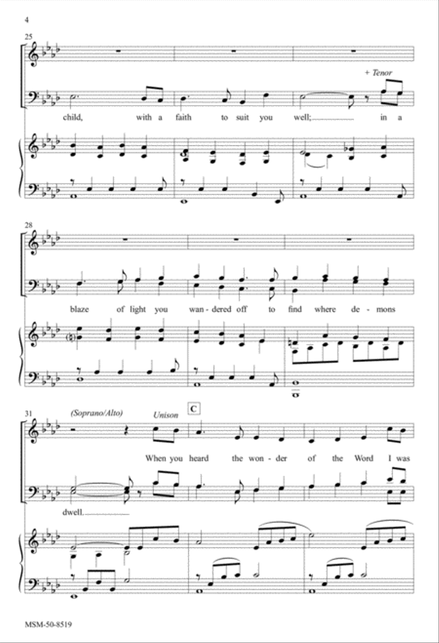 Borning Cry (Downloadable Choral Score)