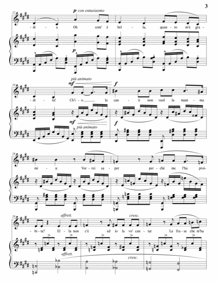 GASTALDON: Musica proibita, Op. 5 (transposed to E major)