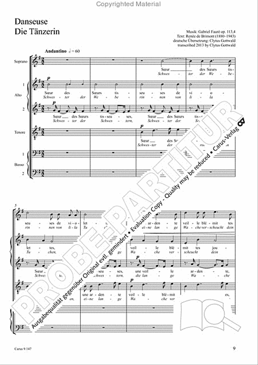 Gottwald/Faure: Deux Melodies