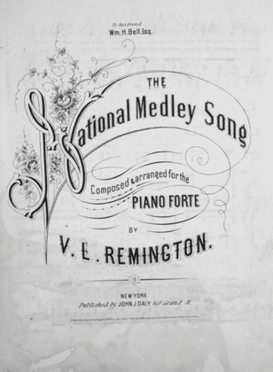 Book cover for The National Medley Song