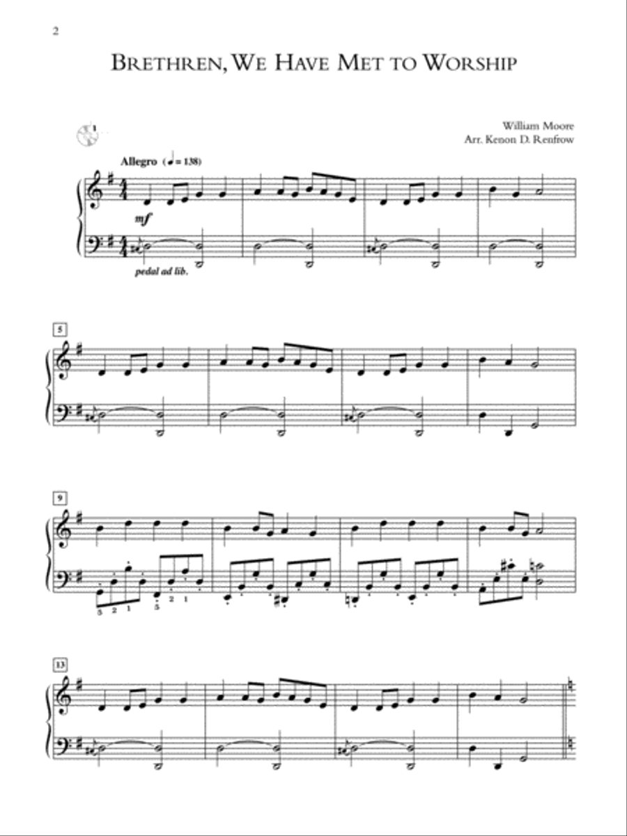 Grand Hymns of the Faith: 10 Expressive Arrangements of Favorite Hymns Piano Solo scores gallery preview page 2