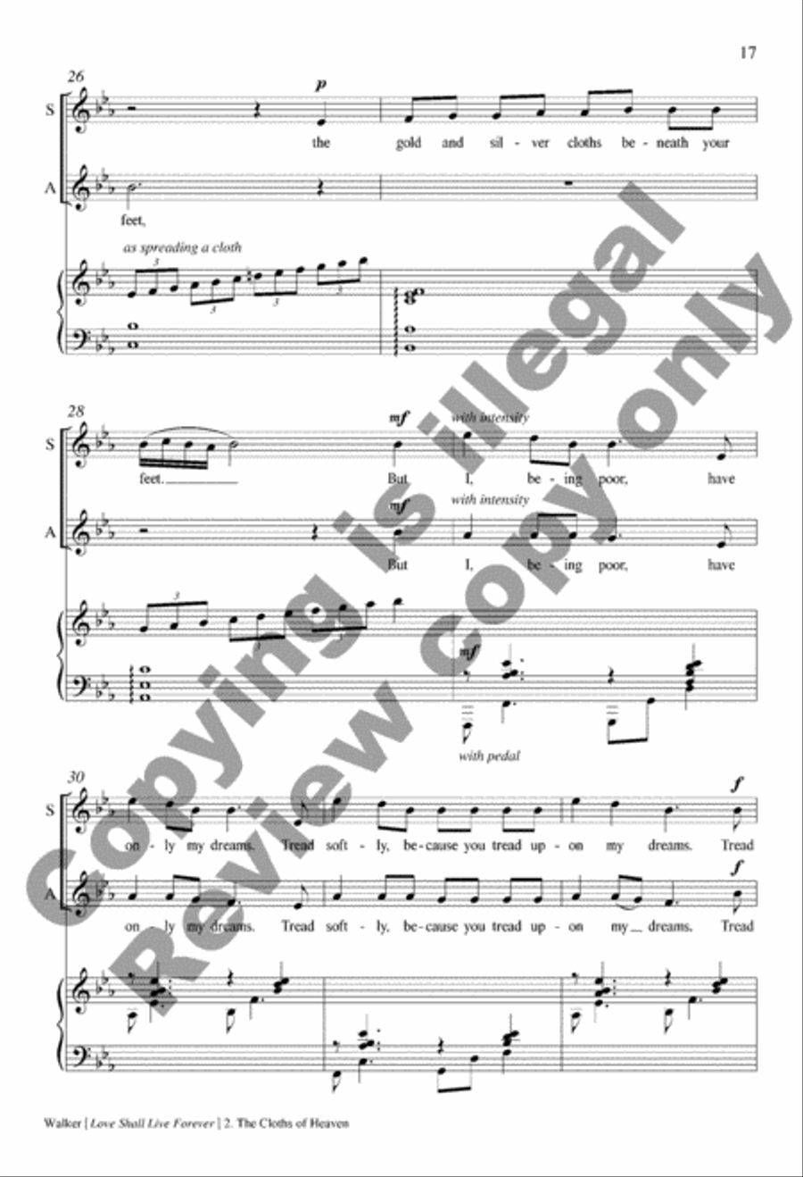 Love Shall Live Forever SSAA scores gallery preview page 18