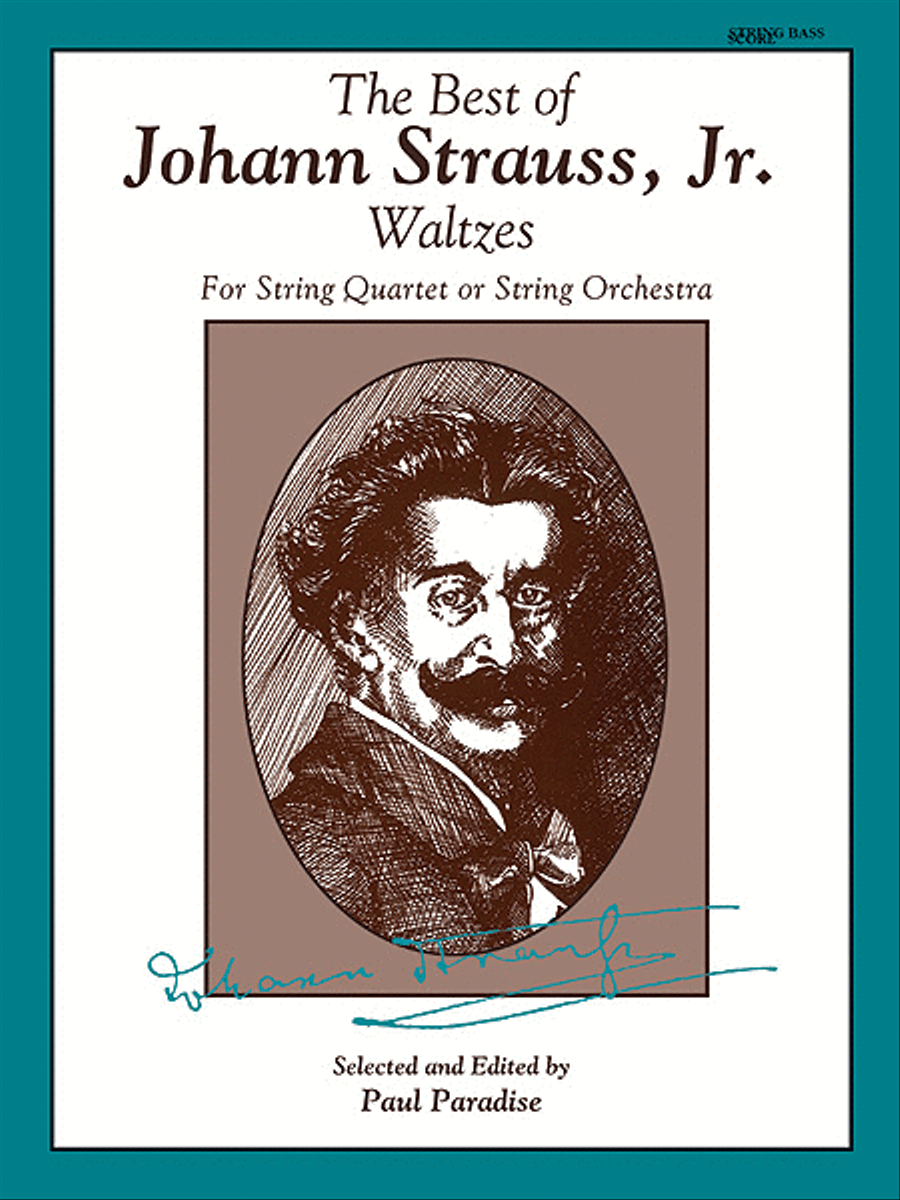 The Best of Johann Strauss, Jr. Waltzes (For String Quartet or String Orchestra) String Quartet scores gallery preview page 1