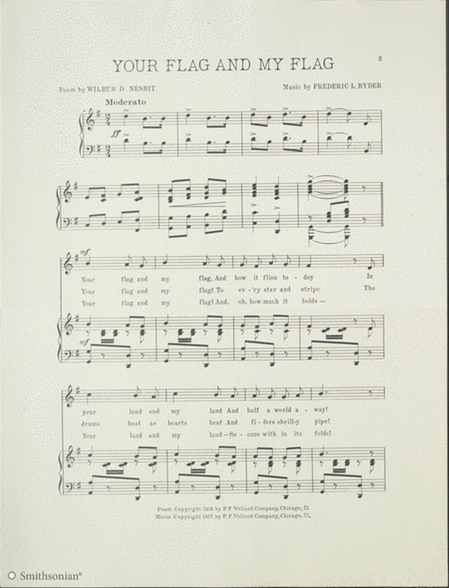 Your Flag and My Flag 4-Part scores gallery preview page 2