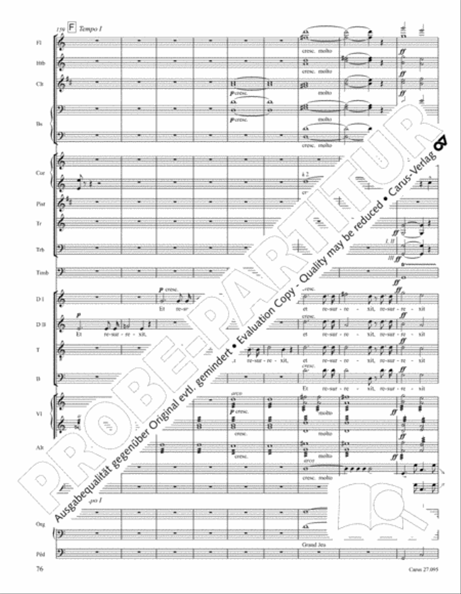Messe solennelle de sainte Cecile STB scores gallery preview page 89