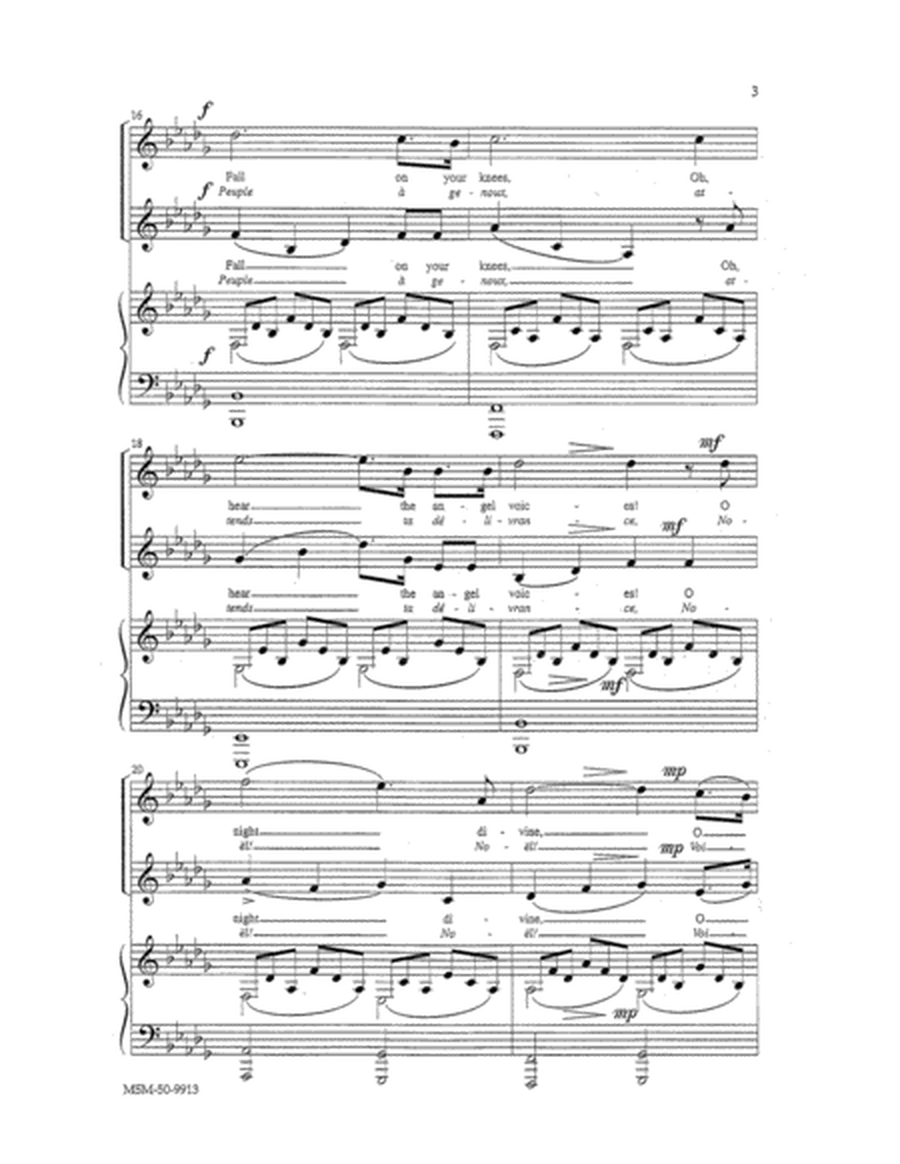 O Holy Night (Choral Score) image number null